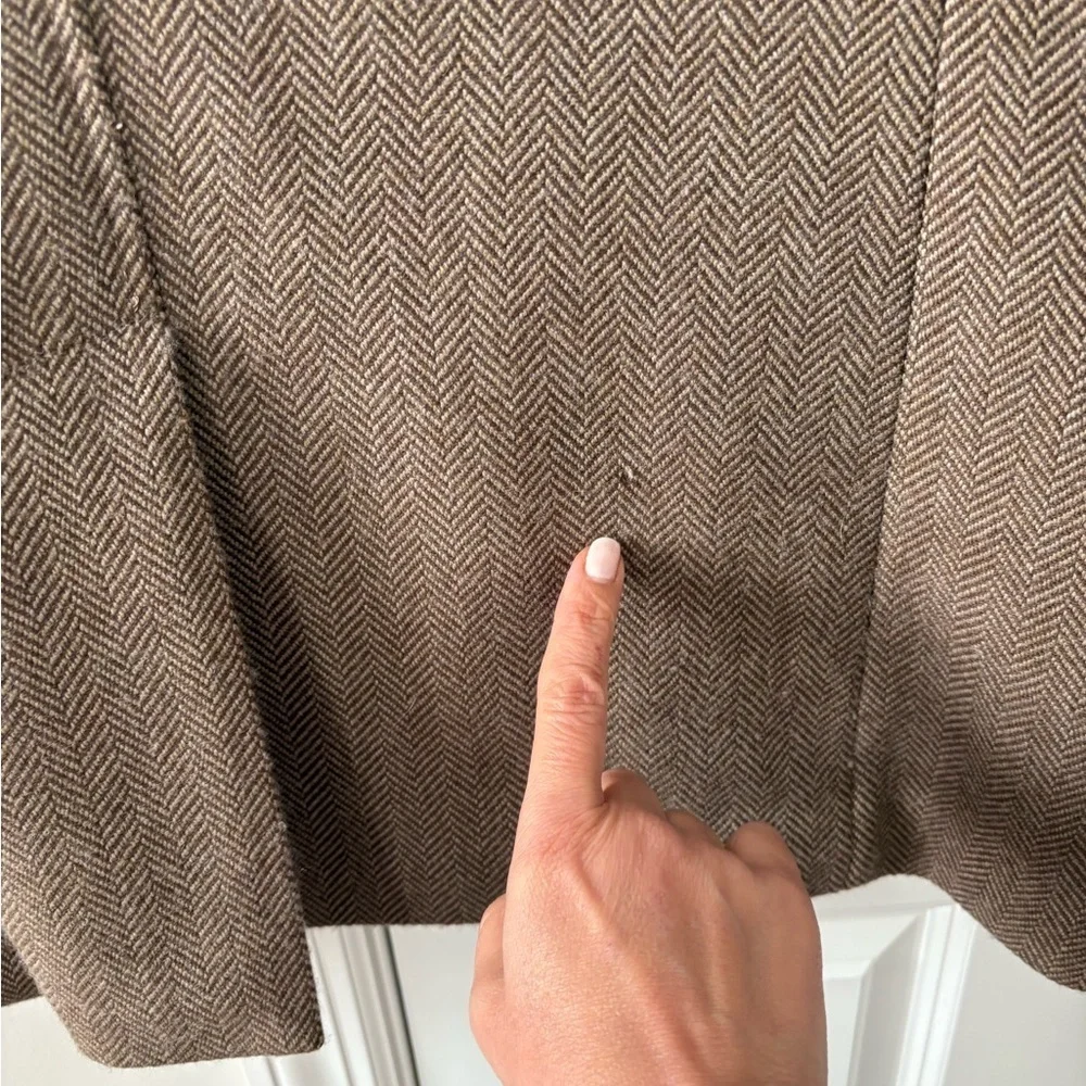 J. Crew Men’s Herringbone Wool Blazer